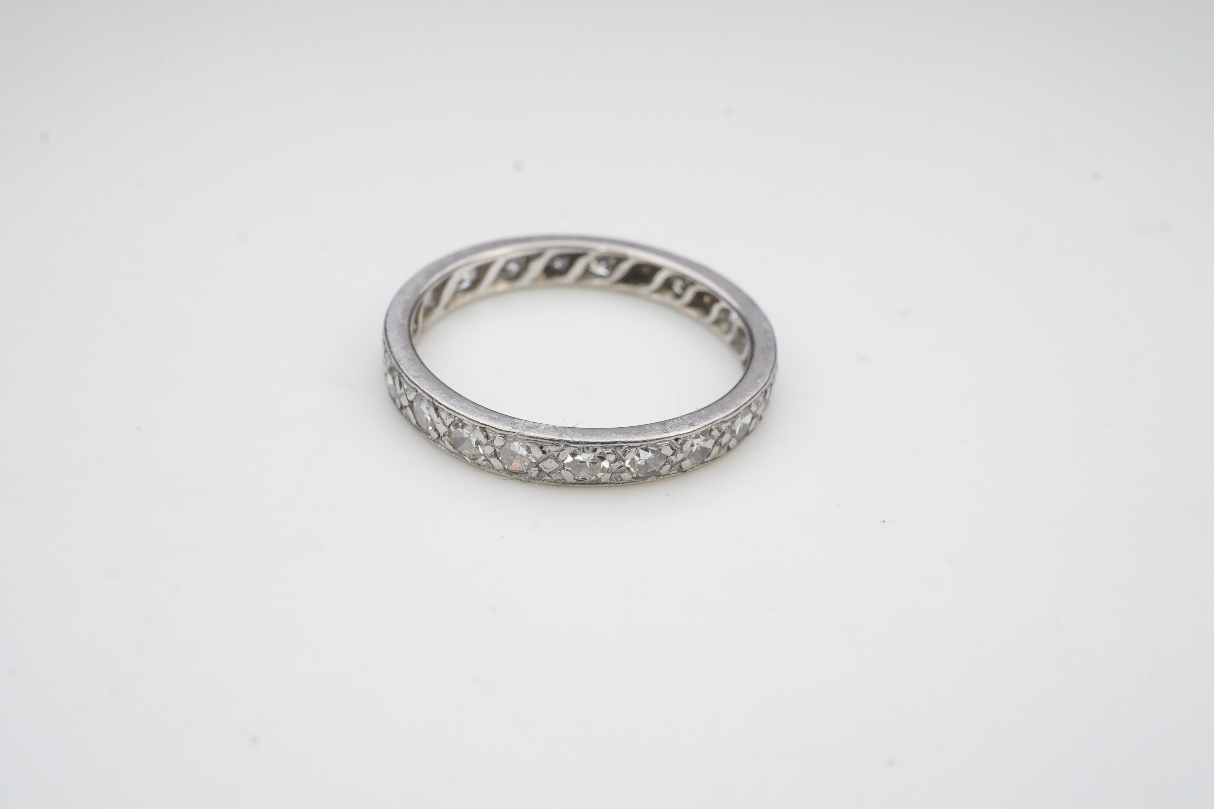 A diamond eternity ring, mid 20th century